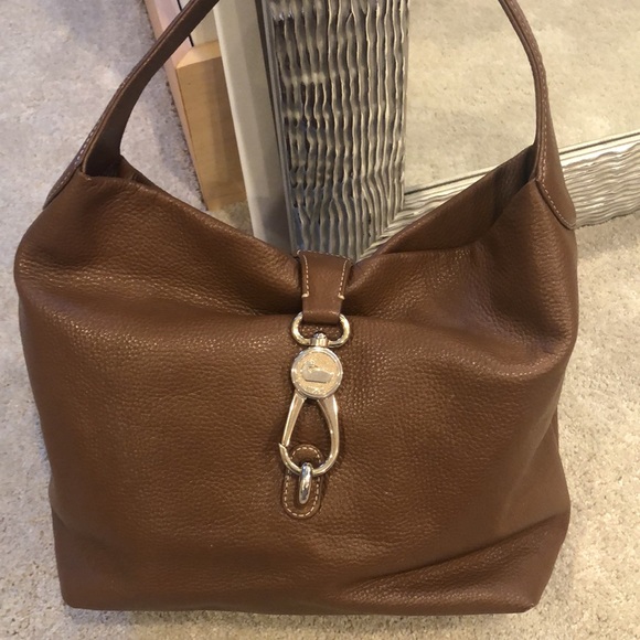 DOONEY & BOURKE CHOCOLATE BROWN LEATHER BAG - Picture 10 of 10